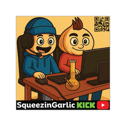 Vinyl Stickers - SqueezinGarlic Garlic Boys Sticker