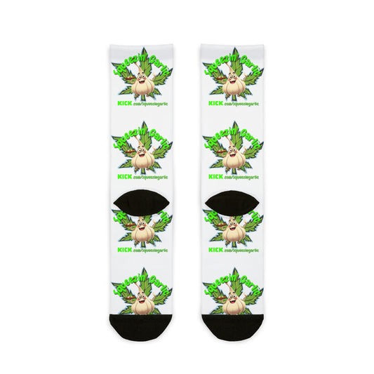 SqueezinGarlic Crew Socks