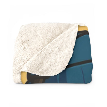 Garlic Boys Sherpa Blanket