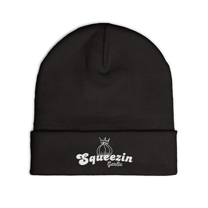 SqueezinGarlic Embroidered Beanie
