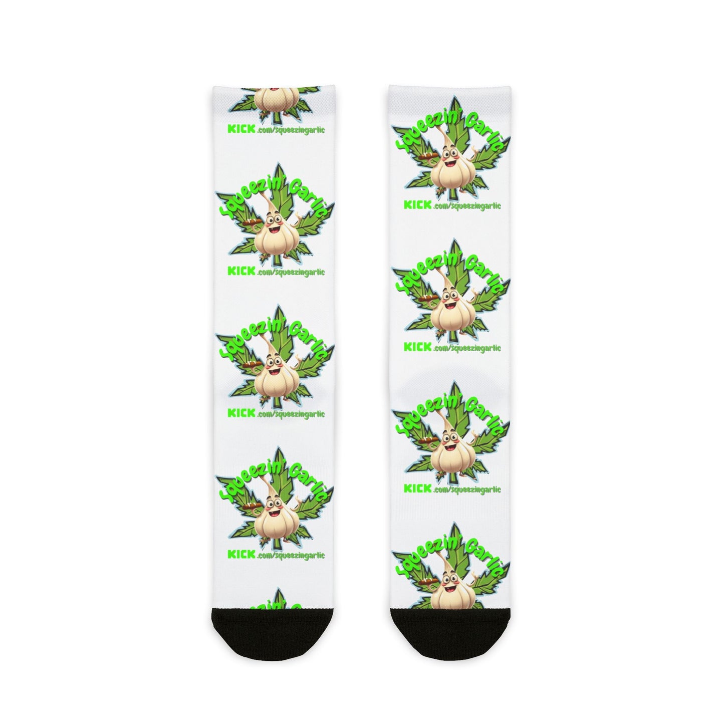 SqueezinGarlic Crew Socks