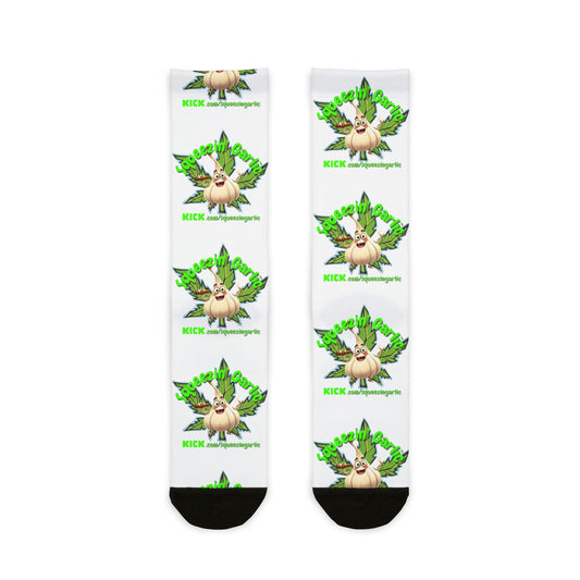 SqueezinGarlic Crew Socks