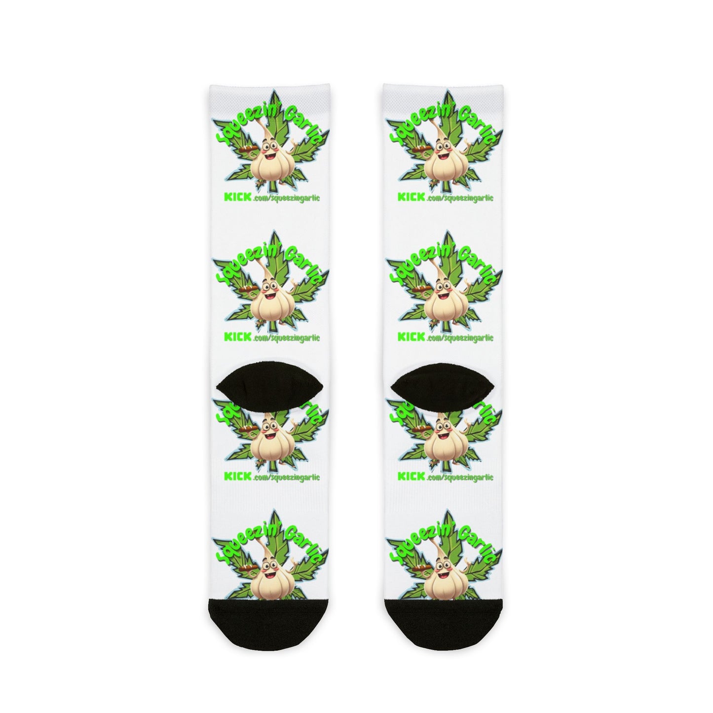 SqueezinGarlic Crew Socks